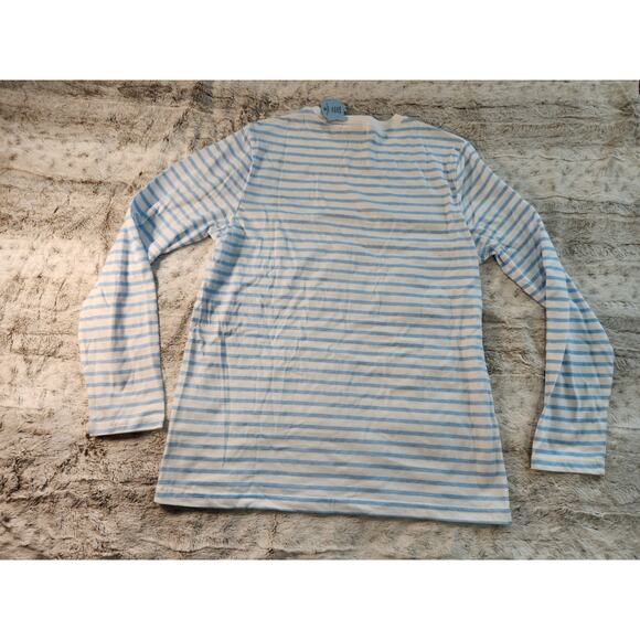 Pusheen 2019 Striped Sailor Long Sleeve T-Shirt White/Blue, Small - Picture 3 of 6